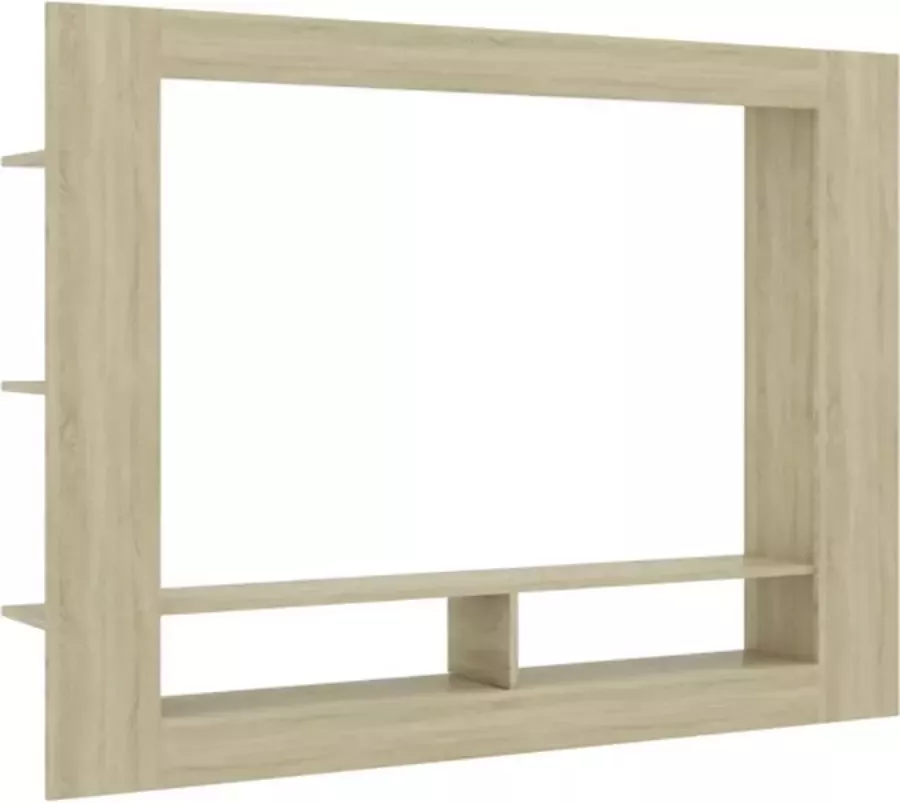 VidaXL -Tv-meubel-152x22x113-cm-bewerkt-hout-sonoma-eikenkleurig - Foto 3