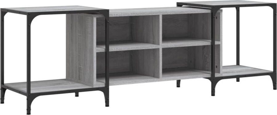 VidaXL -Tv-meubel-153x37x50-cm-bewerkt-hout-grijs-sonoma-eikenkleurig - Foto 3