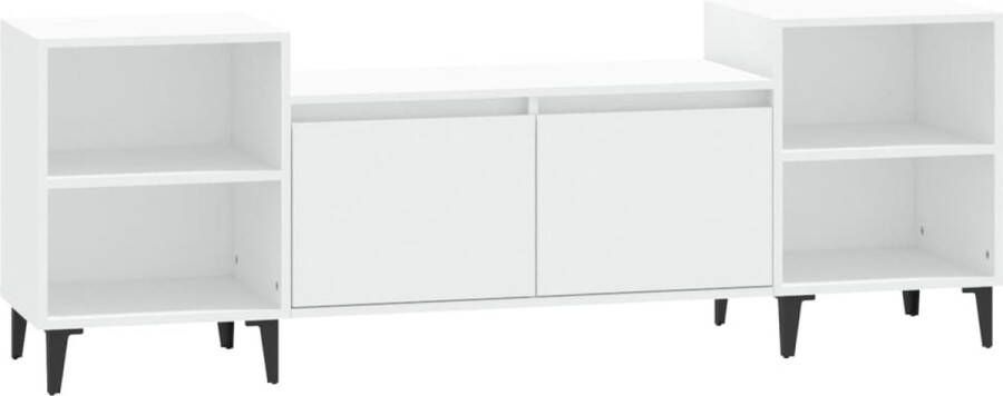 VidaXL -Tv-meubel-160x35x55-cm-bewerkt-hout-wit - Foto 6