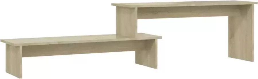 VidaXL -Tv-meubel-180x30x43-cm-bewerkt-hout-sonoma-eikenkleurig - Foto 3