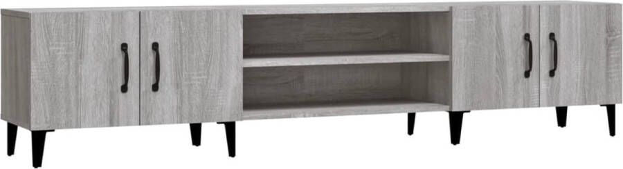 VidaXL -Tv-meubel-180x31 5x40-cm-bewerkt-hout-grijs-sonoma-eikenkleurig - Foto 1