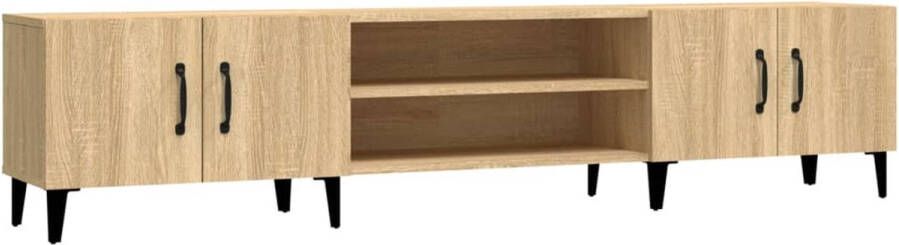 VidaXL -Tv-meubel-180x31 5x40-cm-bewerkt-hout-sonoma-eikenkleurig - Foto 2