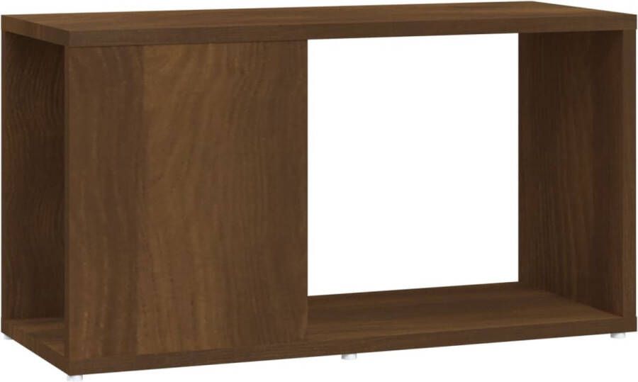 VidaXL -Tv-meubel-60x24x32-cm-bewerkt-hout-bruineikenkleurig - Foto 2