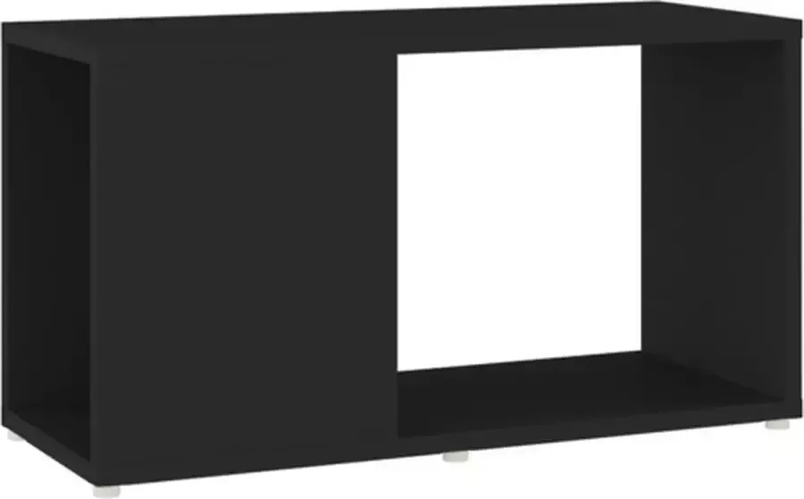 VidaXL -Tv-meubel-60x24x32-cm-spaanplaat-zwart - Foto 2