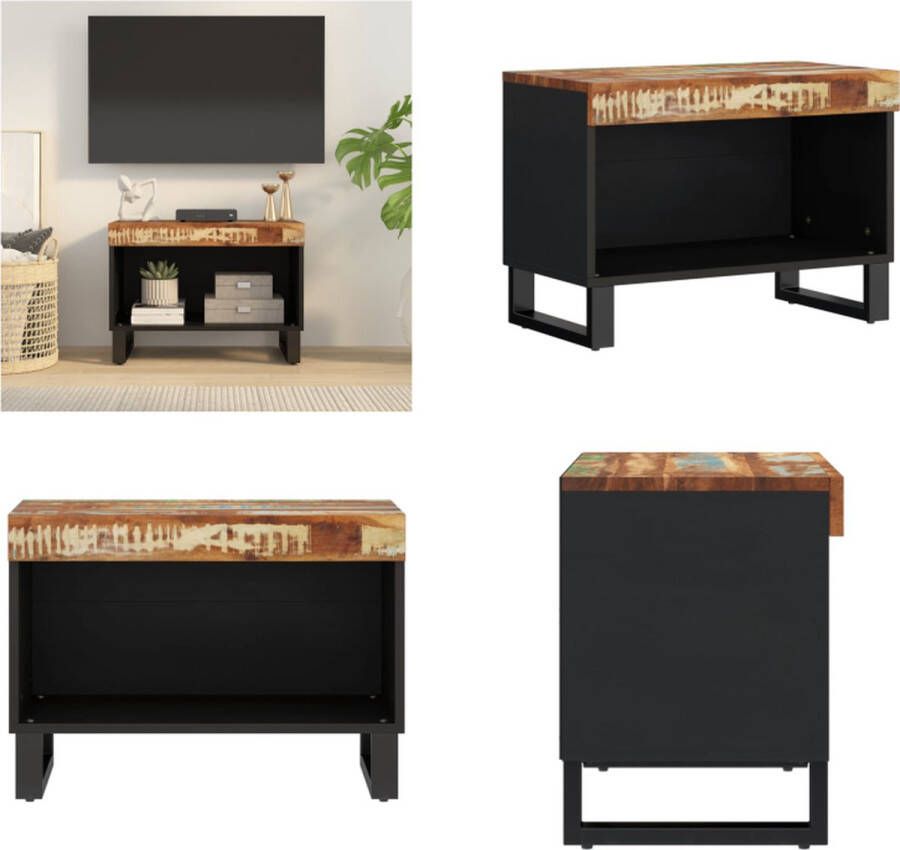 VidaXL Tv-meubel 60x33x43 5 cm massief gerecycled hout Tv-kast Tv-kasten Tv-meubel Hifi-meubel