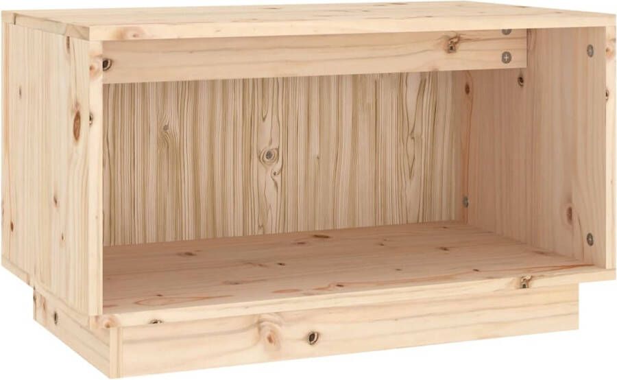 VidaXL Tv-meubel Zwevend 60x35x35 cm Grenenhout Tv-meubel Tv Kast Grenoblehouten Meubels Zwevend Tv-meubel Rustic Tv-meubel Salontafel