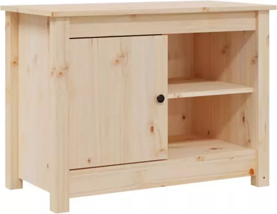 VidaXL -Tv-meubel-70x36 5x52-cm-massief-grenenhout - Foto 3