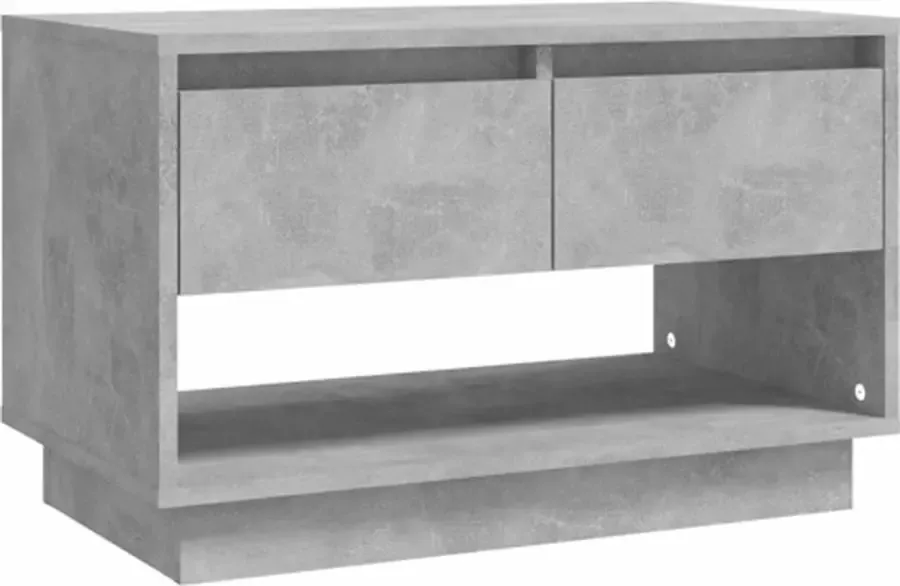 VidaXL -Tv-meubel-70x41x44-cm-bewerkt-hout-betongrijs - Foto 4