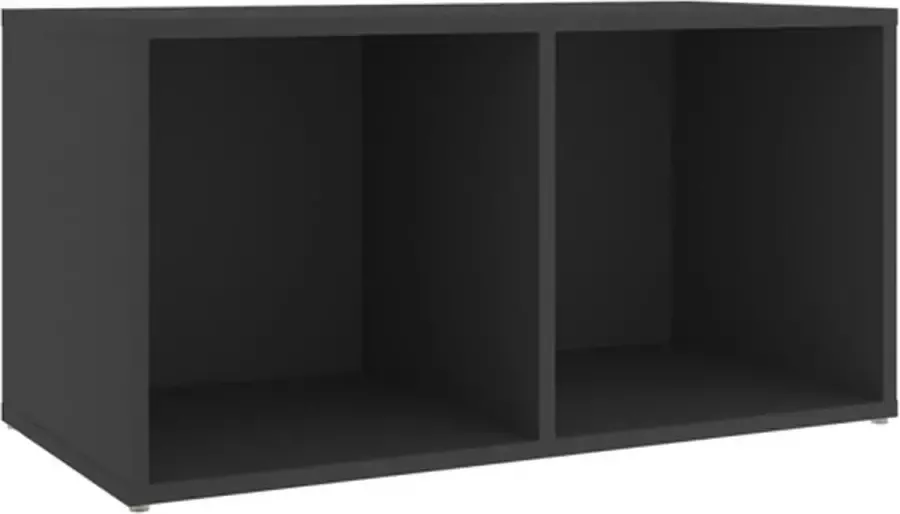 VidaXL -Tv-meubel-72x35x36 5-cm-bewerkt-hout-grijs - Foto 5