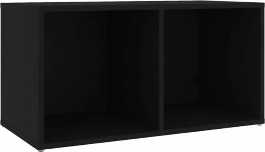 VidaXL -Tv-meubel-72x35x36 5-cm-spaanplaat-zwart - Foto 2