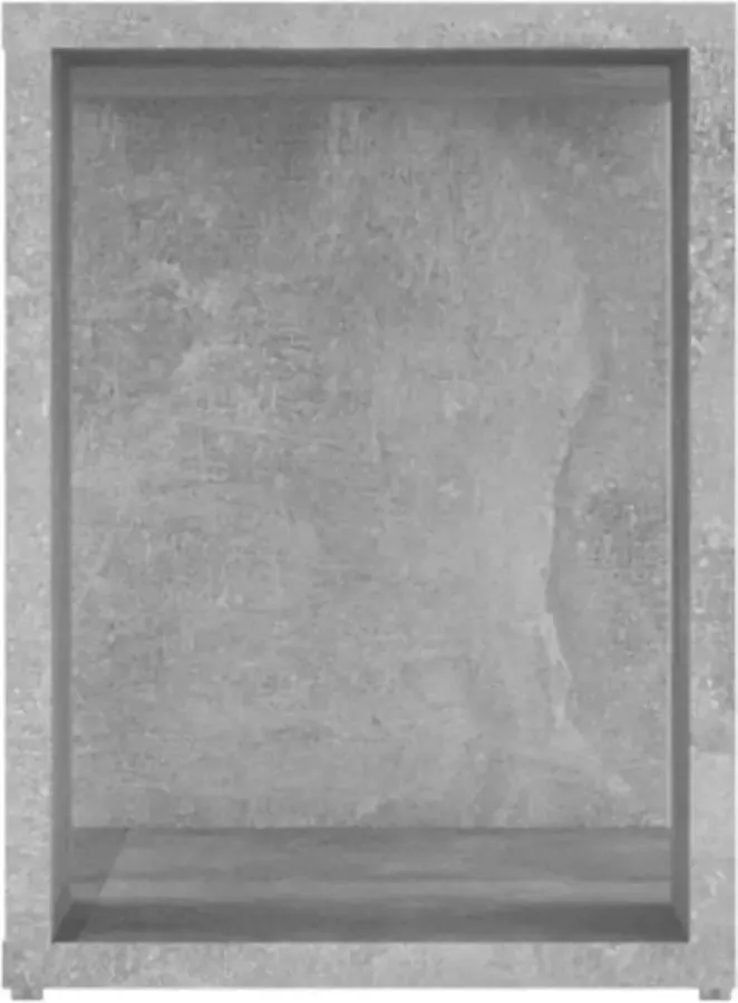 VidaXL Tv-meubel 80x24x32 cm bewerkt hout betongrijs - Foto 5