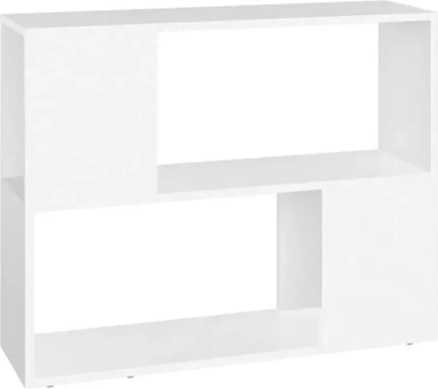 VidaXL -Tv-meubel-80x24x63-cm-spaanplaat-wit - Foto 3