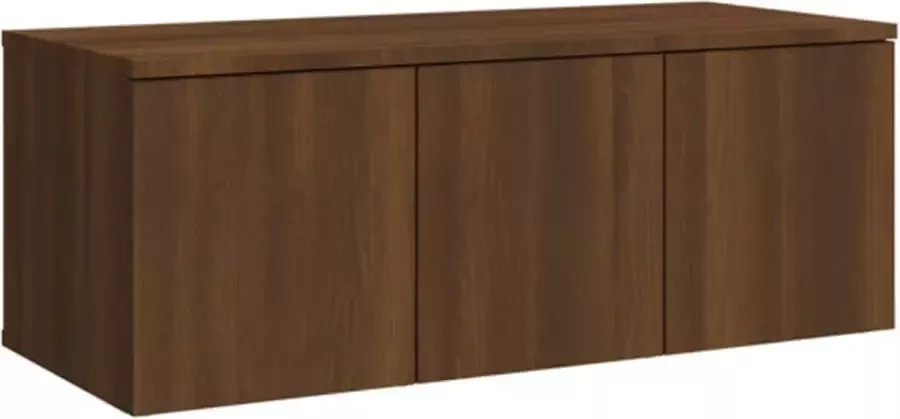 VidaXL -Tv-meubel-80x34x30-cm-bewerkt-hout-bruineikenkleurig - Foto 5