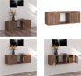 VidaXL Tv-meubel 88-5x27-5x30-5 cm spaanplaat gerookt eiken Tv-meubel Tv-meubels Tv-meubelen Tv-meubilair - Thumbnail 3