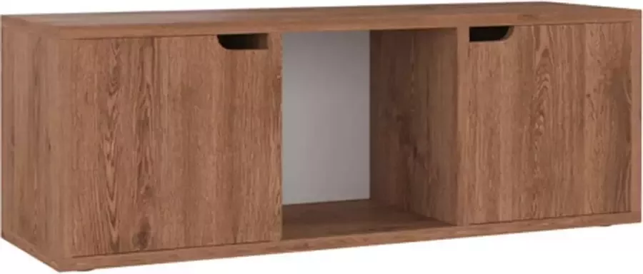 VidaXL -Tv-meubel-88 5x27 5x30 5-cm-bewerkt-hout-bruin-eikenkleurig - Foto 4