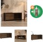 VidaXL Tv-meubel 90x35x40 cm spaanplaat bruineikenkleurig Kast Inclusief Houtreiniger en verfrisser - Thumbnail 2