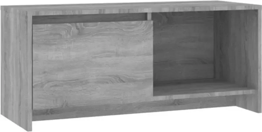 VidaXL -Tv-meubel-90x35x40-cm-bewerkt-hout-grijs-sonoma-eikenkleurig - Foto 4