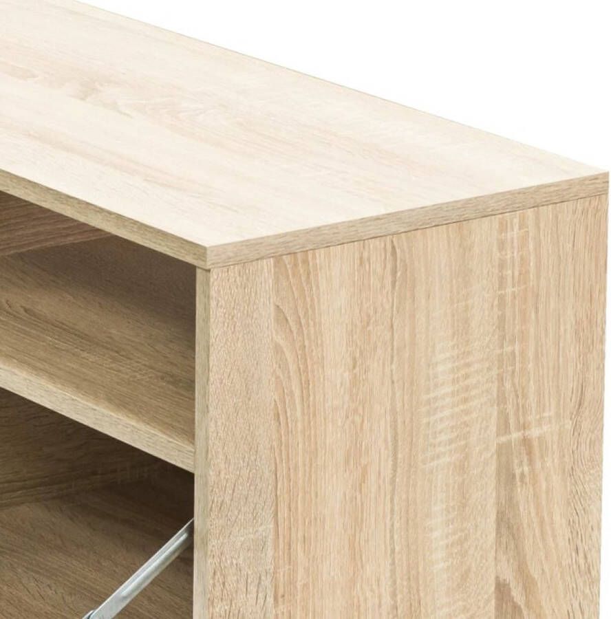 VidaXL -Tv-meubel-95x35x36-cm-bewerkt-hout-eikenkleurig - Foto 2
