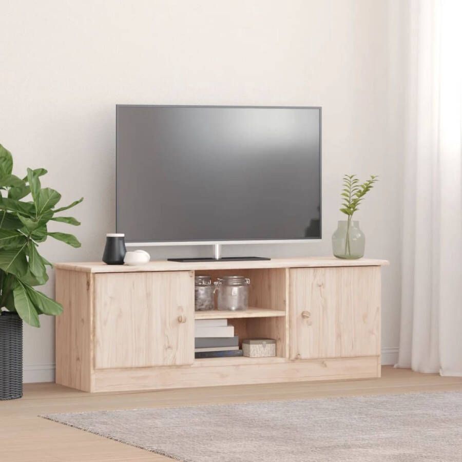 VidaXL -TV-meubel-ALTA-112x35x41-cm-massief-grenenhout - Foto 2