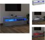 VidaXL TV Meubel Betongrijs 120x35x40 cm RGB LED-verlichting Kast - Thumbnail 2