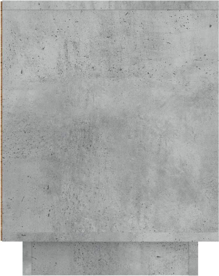VidaXL Tv-meubel Tv-meubelen Tv-standaard Televisiemeubel Tv-meubel 80x35x45 cm bewerkt hout betongrijs - Foto 2
