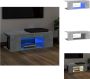 VidaXL TV-meubel Betongrijs 90x39x30 cm Met RGB LED-verlichting Kast - Thumbnail 2