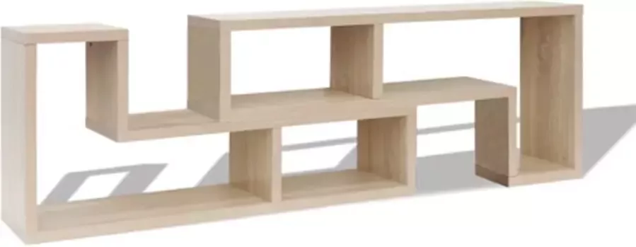 VidaXL -TV-meubel-Dubbel-L-vormige-eiken - Foto 3