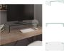 VidaXL TV-meubel glas 70 x 30 x 13 cm transparant Kast - Thumbnail 2