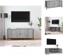 VidaXL Tv-meubel Grijs sonoma eiken 102 x 35 x 45 cm Duurzaam materiaal Kast - Thumbnail 1