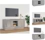 VidaXL TV-meubel Grijs Sonoma Eiken 102 x 35 x 45 cm Trendy en praktisch Kast - Thumbnail 2