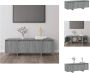 VidaXL TV-meubel Grijs Sonoma eiken 120 x 30 x 40.5 cm 4 deuren Kast - Thumbnail 2
