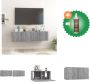 VidaXL TV-meubel hangende wandgemonteerde Grijs sonoma eiken Afmetingen- 60 x 30 x 30 cm Kast Inclusief Houtreiniger en verfrisser - Thumbnail 1