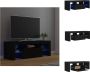 VidaXL TV-meubel Hifi-kast 120x35x40 cm RGB LED-verlichting Zwart Kast - Thumbnail 2