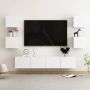 VidaXL TV-meubel Hoogglans wit Spaanplaat 80 x 30 x 30cm 30.5 x 30 x 30cm Montage vereist Kast - Thumbnail 1
