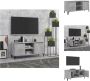 VidaXL Tv-meubel Industrieel 103.5 x 35 x 50 cm Betongrijs Kast - Thumbnail 2