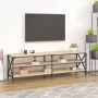 VidaXL Tv-meubel Industrieel 160 x 40 x 50 cm Sonoma Eiken hout en ijzer Kast - Thumbnail 1