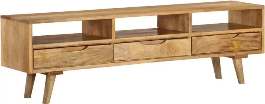 VidaXL Tv meubel massief mangohout 140x30x41 cm