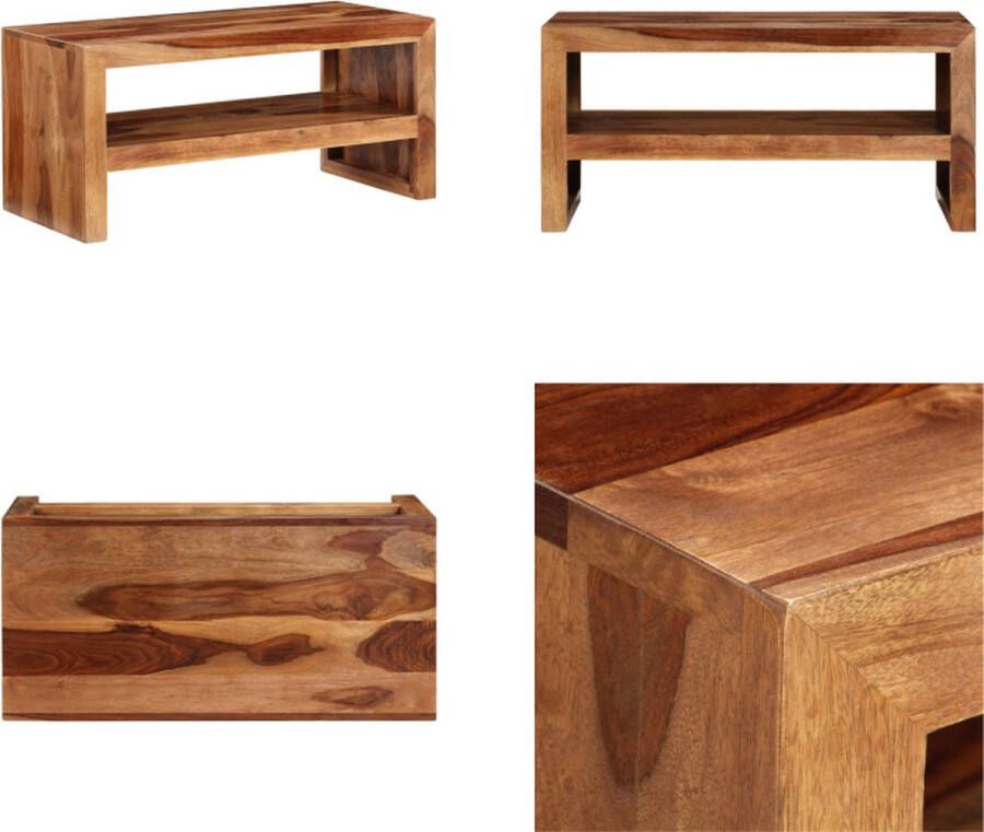 VidaXL Tv-meubel massief sheeshamhout Houten Tafel Houten Tafels Houten Bijzettafel Houten Bijzettafels