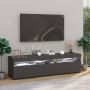 VidaXL TV-meubel Mediakasten 75 x 35 x 40 cm Grijs hout Met RGB LED-verlichting Kast - Thumbnail 2