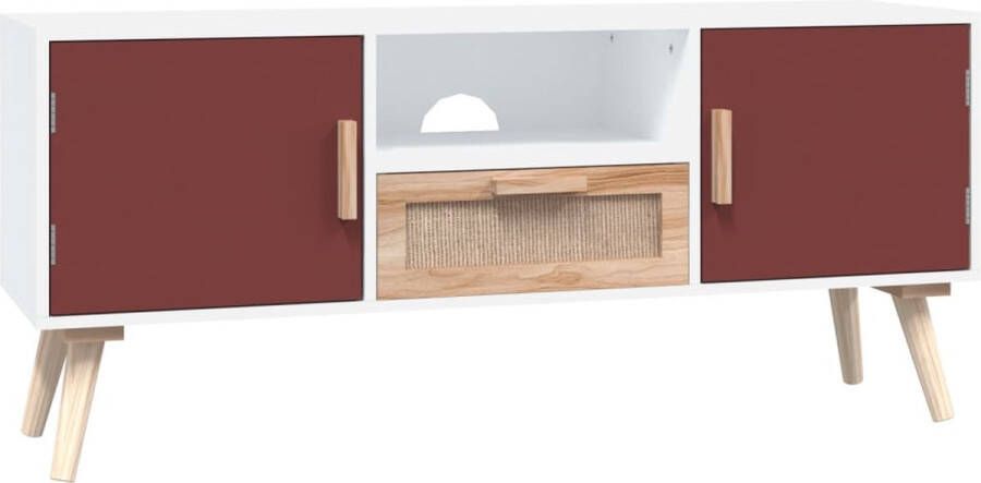 VidaXL -Tv-meubel-met-deuren-105x30x45-cm-bewerkt-hout - Foto 2