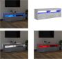 VidaXL Tv-meubel met LED-verlichting 120x35x40 cm betongrijs Tv-kast Tv-kasten Televisiekast Televisiekasten - Thumbnail 2