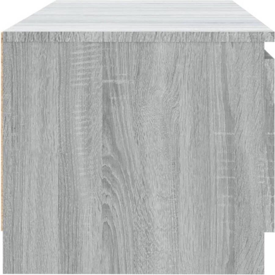 VidaXL -Tv-meubel-met-LED-verlichting-140x40x35 5-cm-grijs-sonoma-eiken - Foto 6