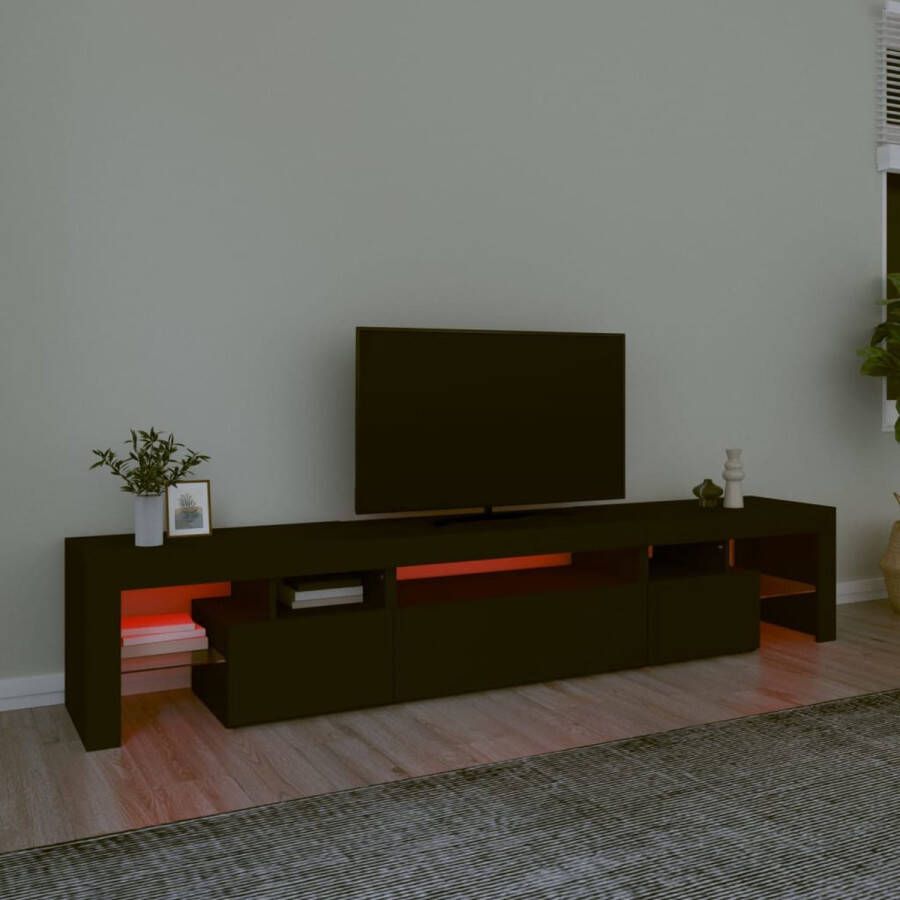 VidaXL -Tv-meubel-met-LED-verlichting-215x36 5x40-cm-zwart