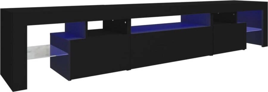 VidaXL -Tv-meubel-met-LED-verlichting-215x36 5x40-cm-zwart - Foto 2