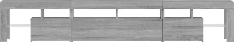 VidaXL -Tv-meubel-met-LED-verlichting-230x36 5x40-cm-grijs-sonoma-eiken - Foto 6