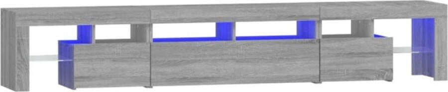 VidaXL -Tv-meubel-met-LED-verlichting-230x36 5x40-cm-grijs-sonoma-eiken - Foto 5