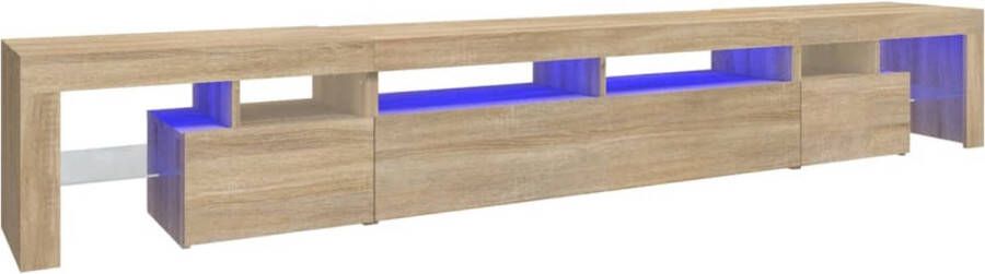VidaXL -Tv-meubel-met-LED-verlichting-260x36 5x40cm-sonoma-eikenkleurig
