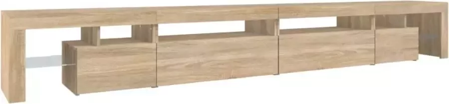 VidaXL -Tv-meubel-met-LED-verlichting-290x36 5x40cm-sonoma-eikenkleurig - Foto 3