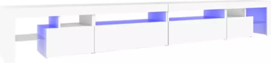 VidaXL -Tv-meubel-met-LED-verlichting-290x36 5x40-cm-wit - Foto 3