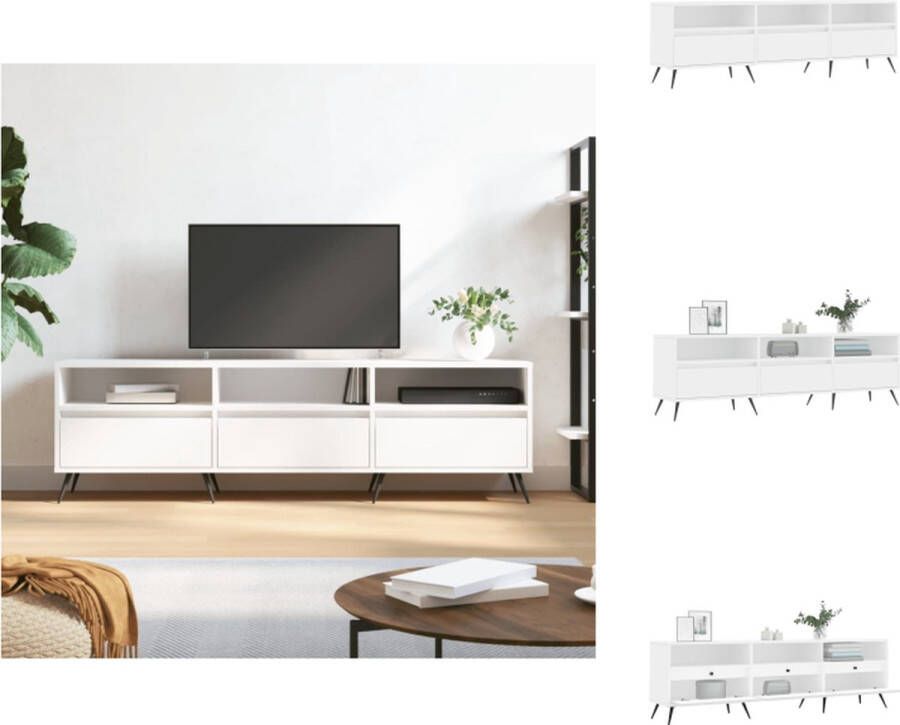 VidaXL TV Meubel niet vermeld TV Meubels 150 x 30 x 44.5 cm Wit Kast